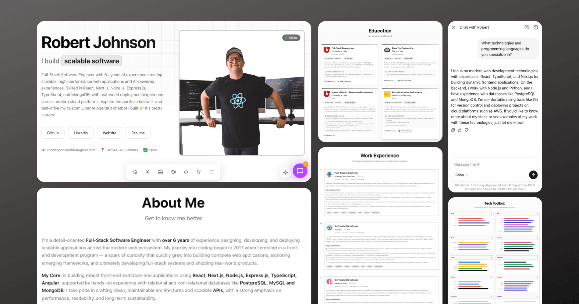 Robert Johnson Portfolio 👨💻